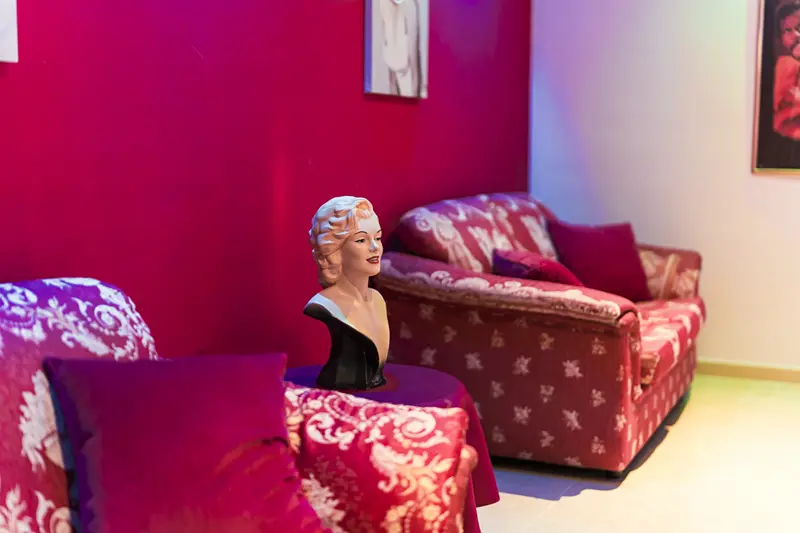 Party room lounge for celebrations at Villa Monaco Adeje Tenerife