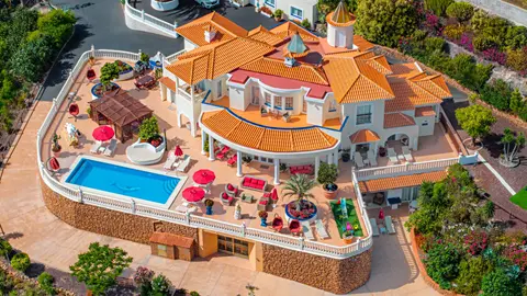Aerial view of Villa Monaco Adeje Tenerife