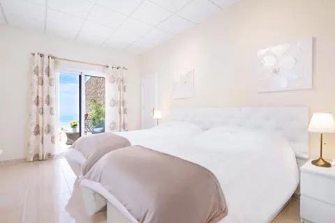 Apartment bedroom at Villa Monaco Adeje Tenerife