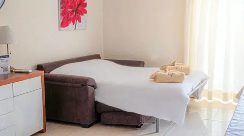 Optional sofa bed in apartment at Villa Monaco Adeje Tenerife