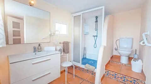 Ensuite bathroom in chalet at Villa Monaco Adeje Tenerife