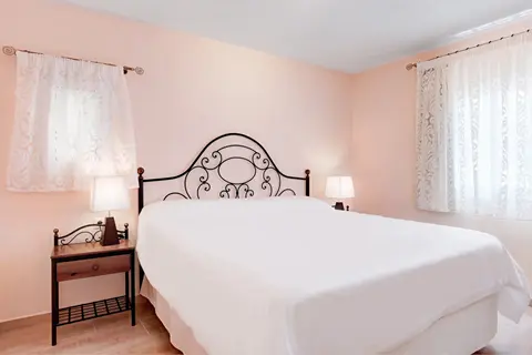 Chalet bedroom at Villa Monaco Adeje Tenerife