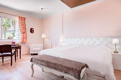 Dune bedroom in the main villa at Villa Monaco Adeje Tenerife