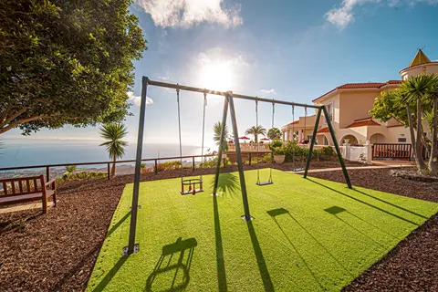 Garden swings at Villa Monaco Adeje Tenerife