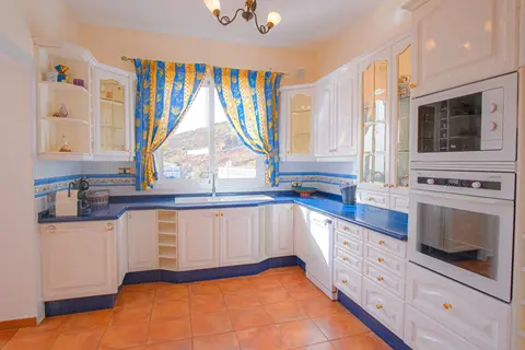 Main villa kitchen at Villa Monaco Adeje Tenerife Main villa kitchen at Villa Monaco Adeje Tenerife