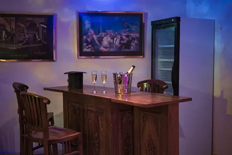 Party room bar at Villa Monaco Adeje Tenerife