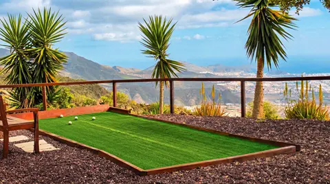 Pétanque area at Villa Monaco Adeje Tenerife